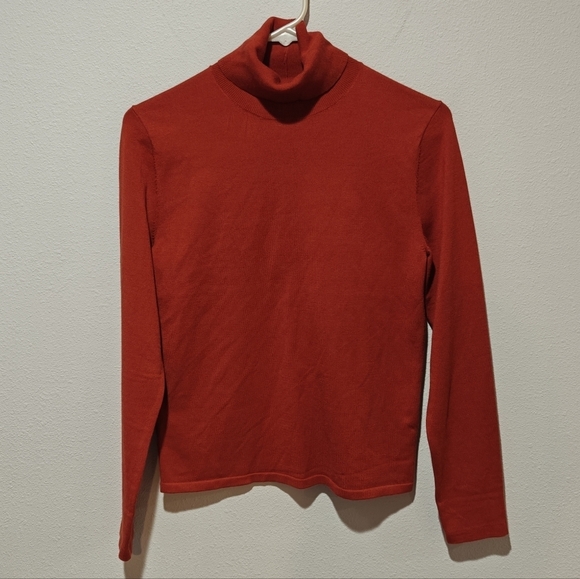 Lily White Other - Girl turtle neck  Medium Burnt Orange